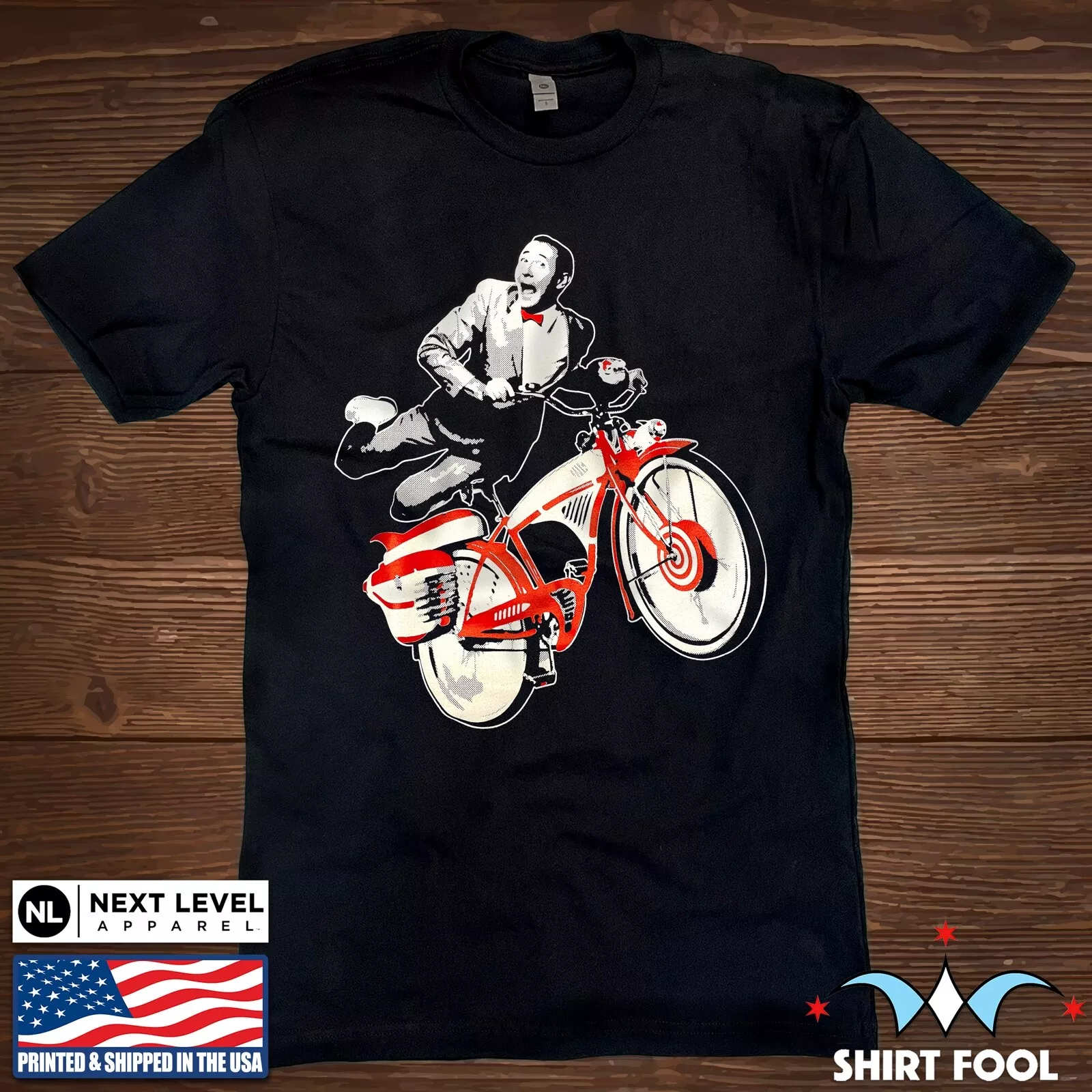 Pee-wee Herman On A Bike Sticker - 3 Inch Waterproof Decal For Laptops & Tumblers
