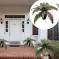 PEEIUO Lifelike Artificial Fern 2024 New Faux Ferns Outdoor Planter