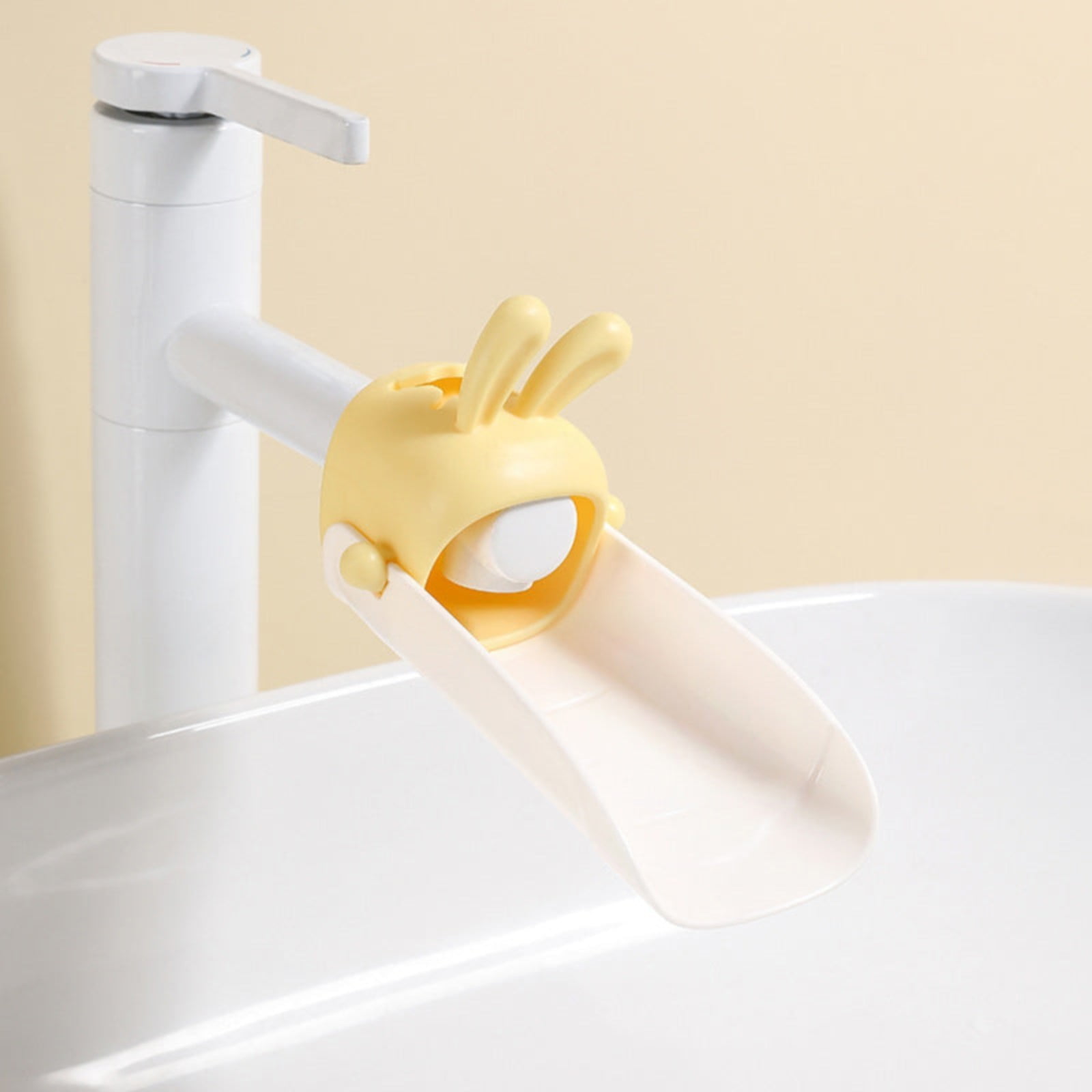 PEEIUO Little Rabbit Faucet Extender Silicone Extension Nozzle Splash Proof Extension Connector