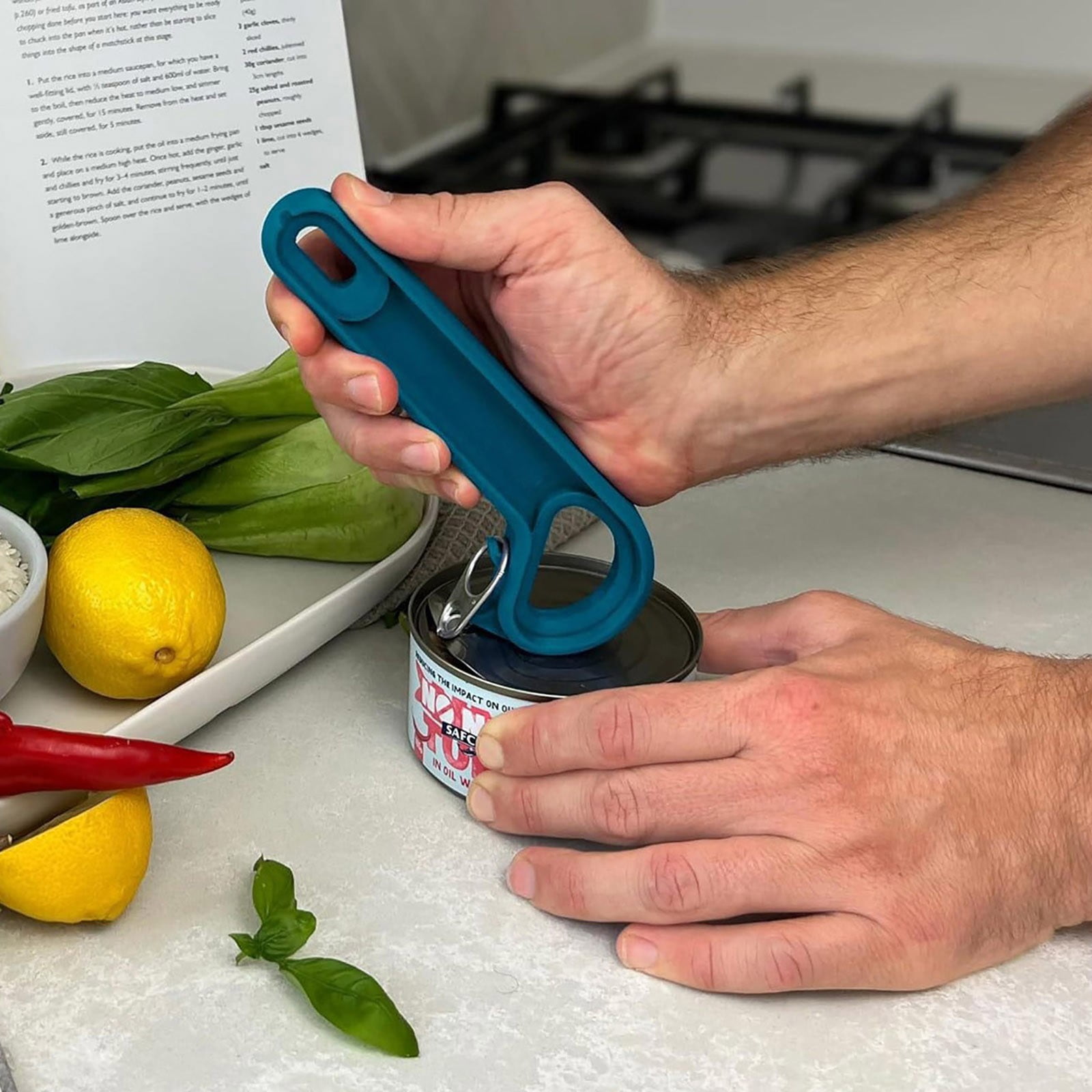 PEEIUO Ring Pull Can Tin Opener Products. Makes Cans and Tins As Easy