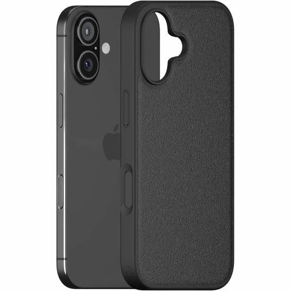 PEEL RePeel Case for iPhone 17, Sustainable Apple Peel Leather, MagSafe Compatible, 10 ft Drop Protection, Black