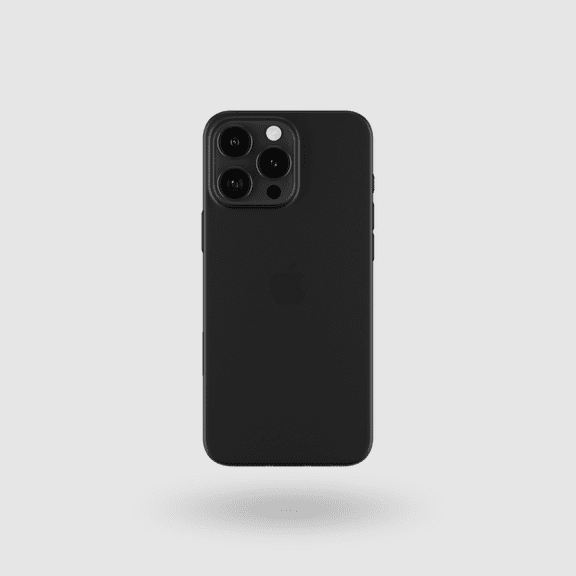 PEEL Super Thin iPhone 16 Pro Max Case, Black