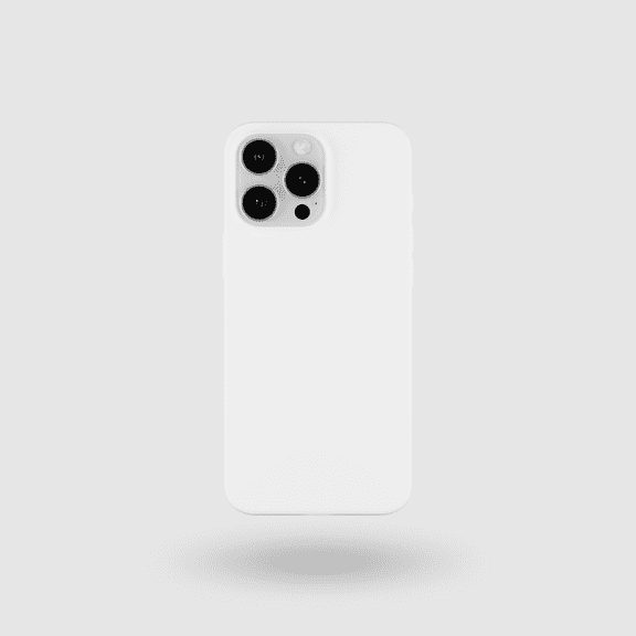 PEEL Super Thin iPhone 16 Pro Max Case, Jet White