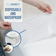 PEELAWAYS Crib-A-Peel Disposable Waterproof Crib Sheets - Super Absorbent Bedwetting Pads for Infants, Potty-Training, Spills, and More - 5 Layer 28" x 52" x 6"