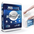thumbnail image 1 of Peelaways Disposable Waterproof Fitted Sheets – 5-Layer Peel-Away Bed Sheets for Incontinence, Bedwetting | Quick 60-Second Layer Changes | Soft, Breathable, Leak-Proof | Twin XL (80" x 39" x 9"), 1 of 8