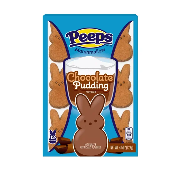 PEEPS Chocolate Flavored Marshmallow Bunnies