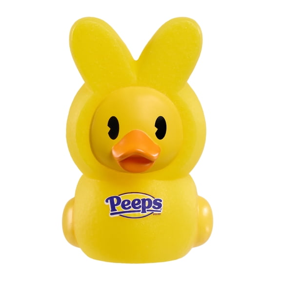 Duckalooz PEEPS Easter Collectible Duck Figure 2.75" Yellow Pastel Bunny-Eared Toy Duck, Candy-Inspired Easter Basket Stuffer for Kids Ages 2+