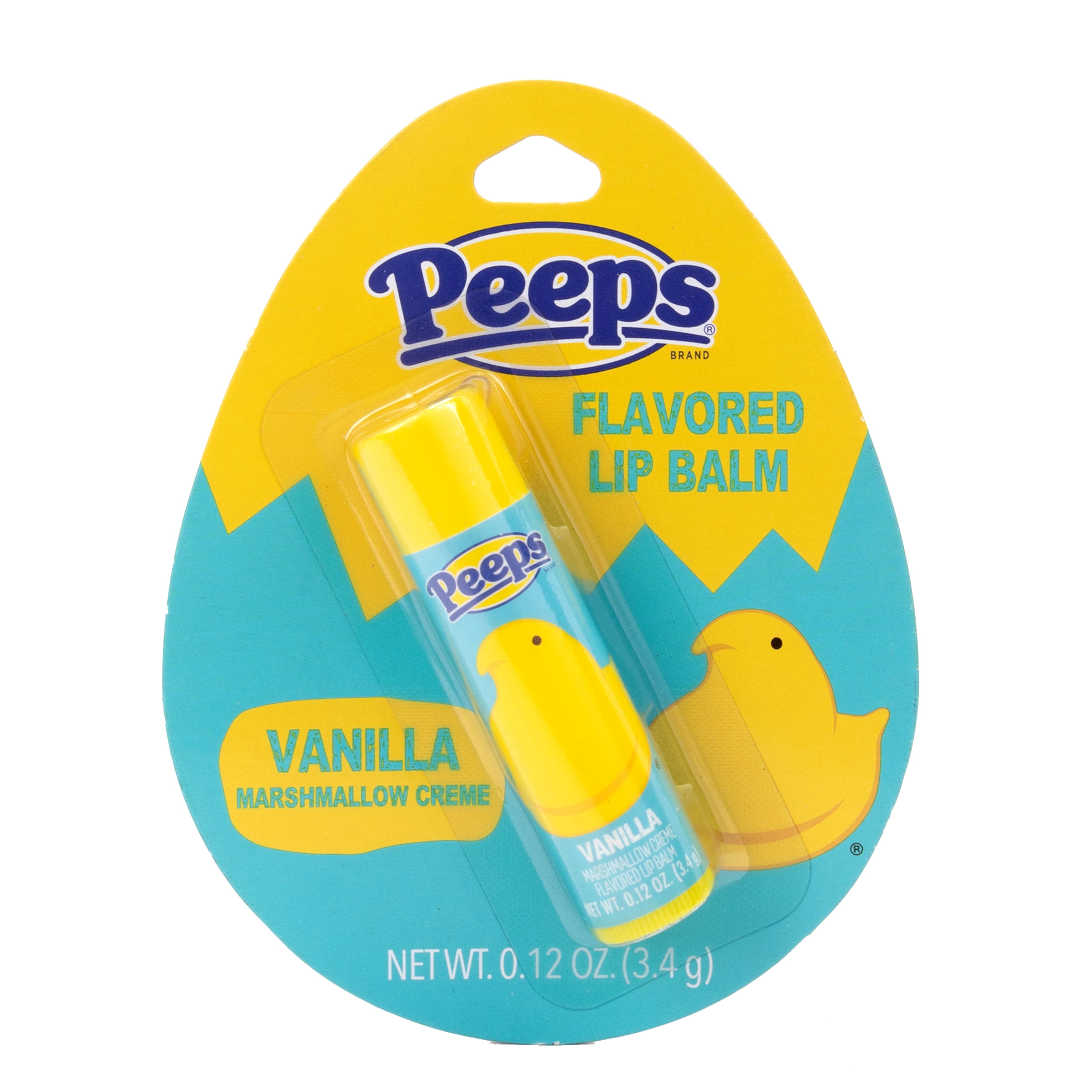 PEEPS Flavored Lip Balm, Vanilla Marshmallow Crme, 0.12 oz