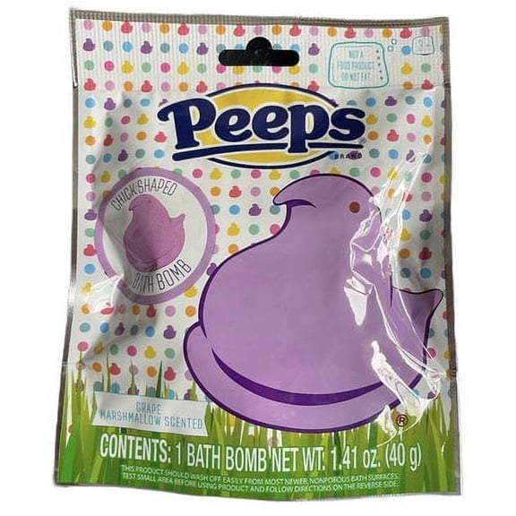 PEEPS GRAPE MARSHMALLOW SCENTED BATH BOMBS