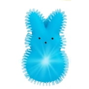 PEEPS Light Up Squishy Puffer Bunny, Blue, 1 Count