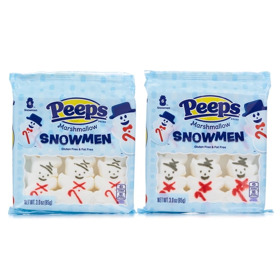 PEEPS Marshmallow Snowmen 2 x 6 Ct
