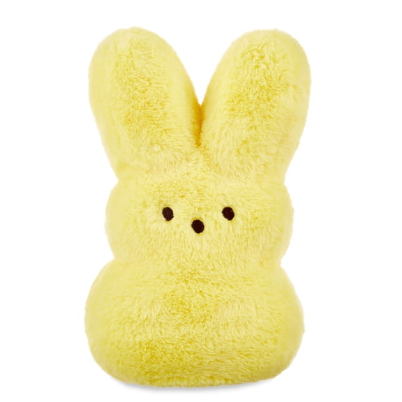 PEEPS Peeps Heatable Bunny Stuffed Animals and Plush Toys, Yellow