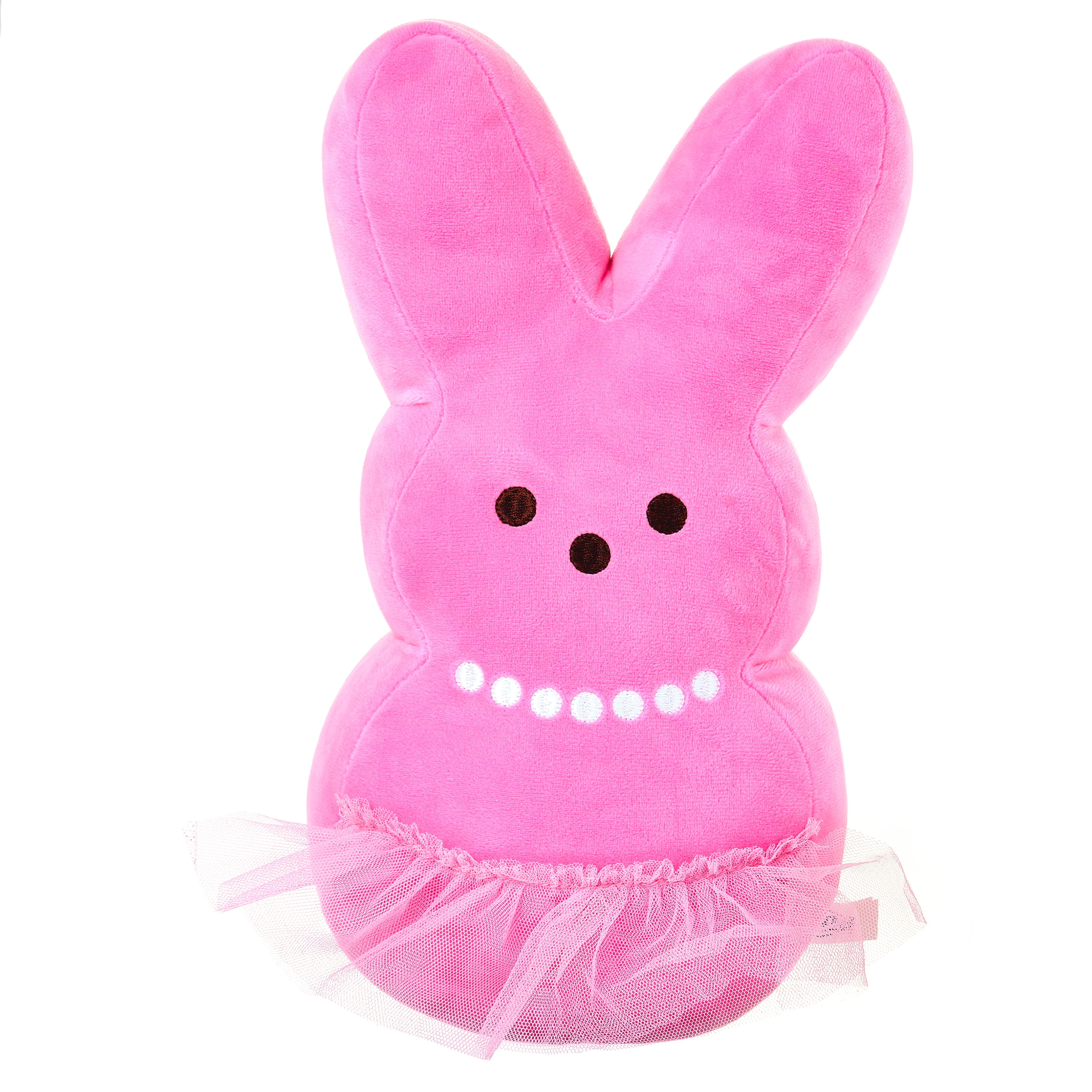 Peeps Easter Peep Bunny Pink Emo Love Punk 15in Plush New with Tag