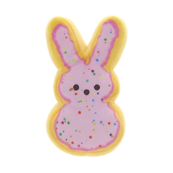 PEEPS 6-Inch Pink Bunny Marshmallow-Scented Plush Toy Cookie