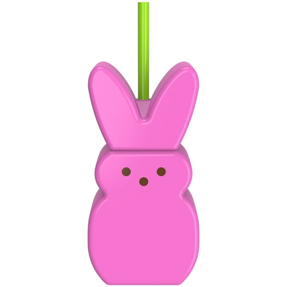 Zak Designs 14oz Peeps Durable Plastic Sculpted Tumbler - Pink