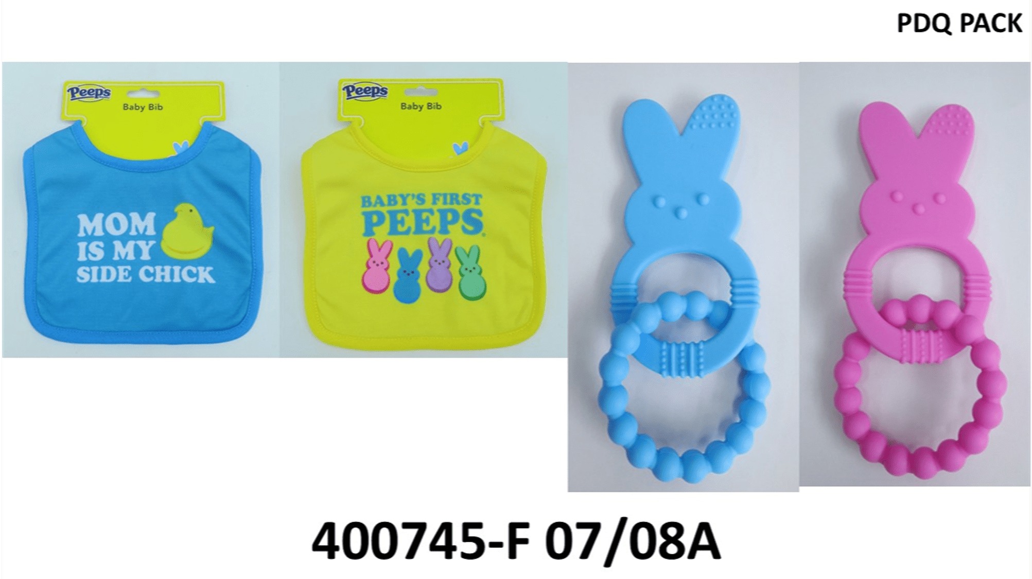 &nbsp;PEEPS® Silicone Teether - Pink