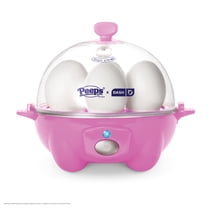 PEEPS® x Dash Bunny Rapid Egg Cooker, 7 Egg Capacity, with Bunny shaped silicone mold and Auto Shut off Feature