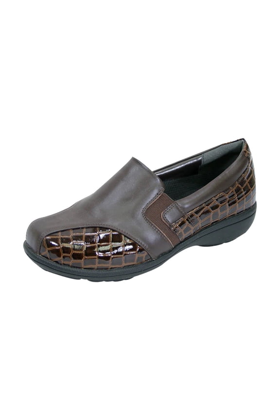 Agatha Women's Wide Width Leather Loafers