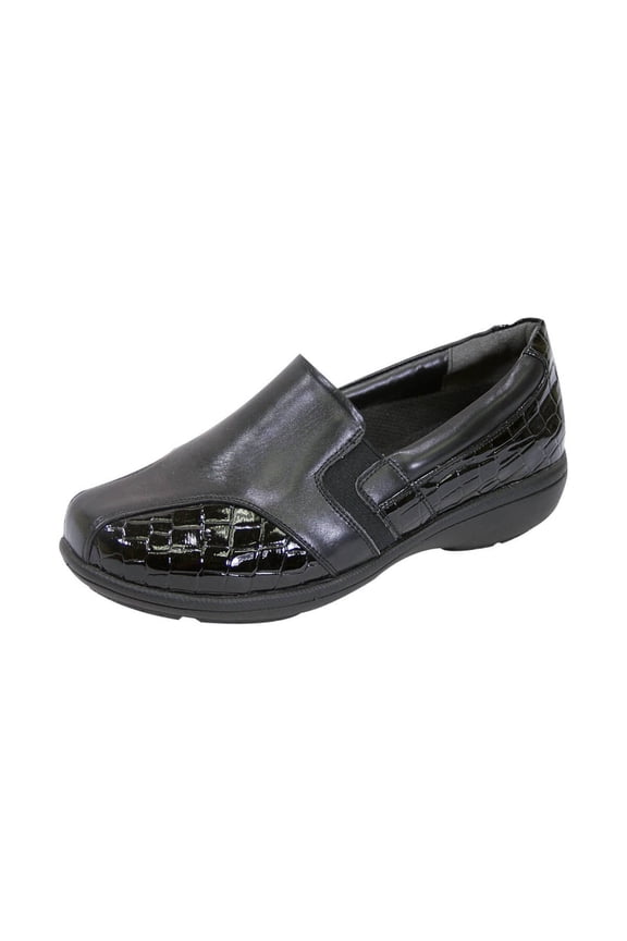Agatha Women's Wide Width Leather Loafers
