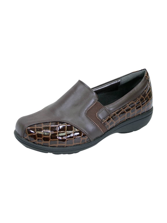 Agatha Women's Wide Width Leather Loafers