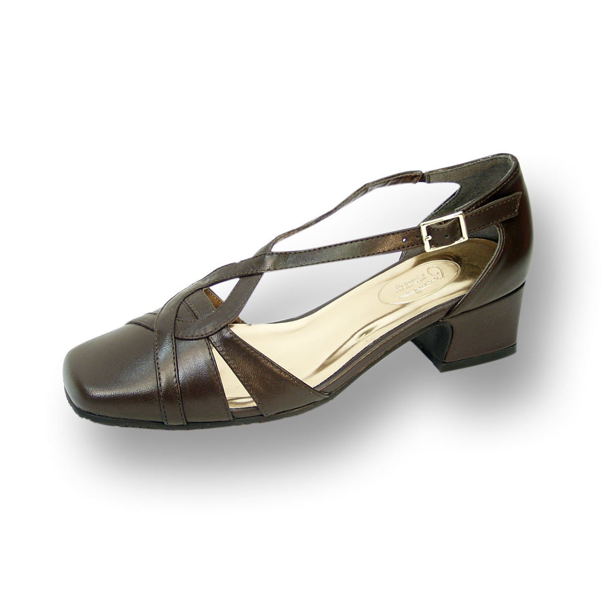 PEERAGE Alexa Women Extra Wide Width Leather Shoe