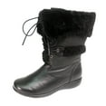 thumbnail image 1 of PEERAGE Carly Women's Wide Width Leather Mid-Calf Boots with Zipper, 1 of 5