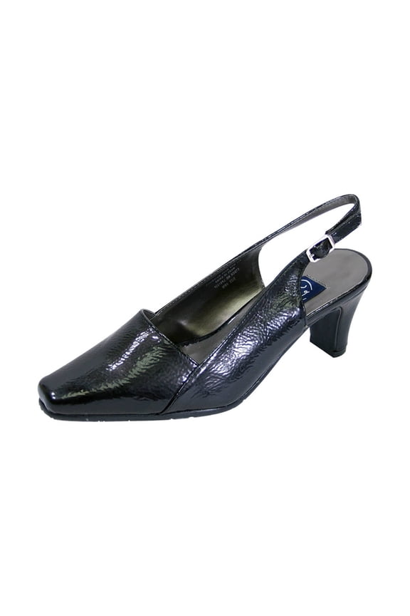 Celine Women's Wide Width Leather Slingback Pumps