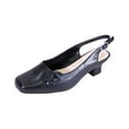thumbnail image 1 of PEERAGE Cheryl 2 Women's Wide Width Slingback Leather Dress Shoes BLACK 8, 1 of 6