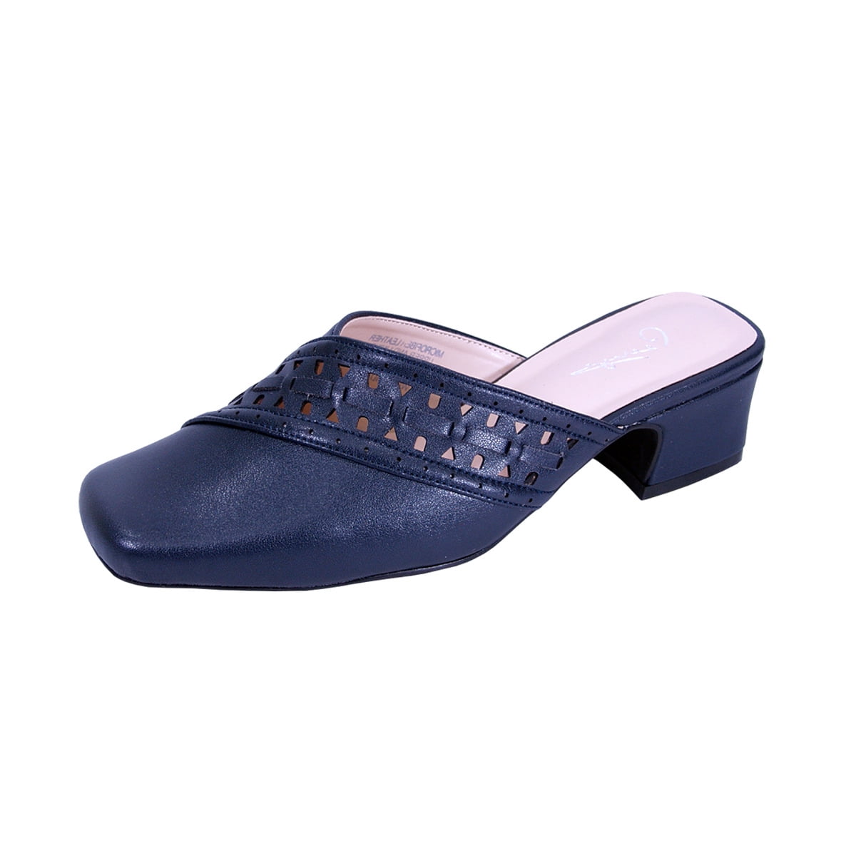 PEERAGE Darcie (LC9038) Women Wide Width Dress Mule NAVY 11