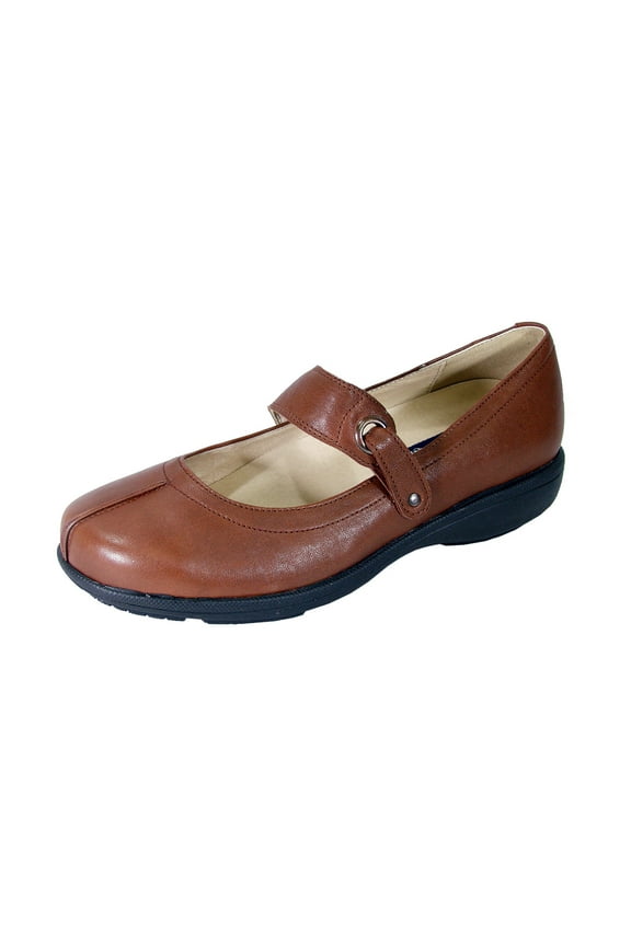 Deena Women Extra Wide Width Mary Jane Shoes BROWN 5.5