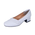 thumbnail image 1 of PEERAGE Dina Women's Extra Wide Width Dress Pump WHITE 5, 1 of 6