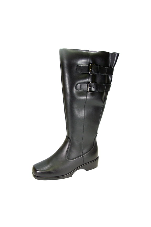 PEERAGE Hayden Women's Wide Width Knee High Leather Boots