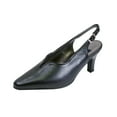 thumbnail image 1 of PEERAGE Hope Women's Wide Width Pointed Toe Dress Pump BLACK 7.5, 1 of 6