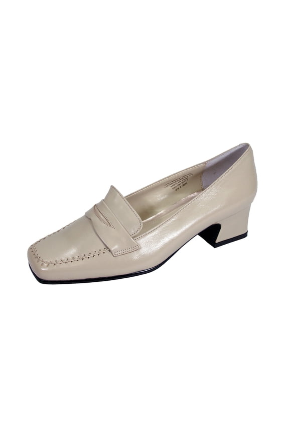 Ida Women Extra Wide Width Penny Loafers BEIGE 10