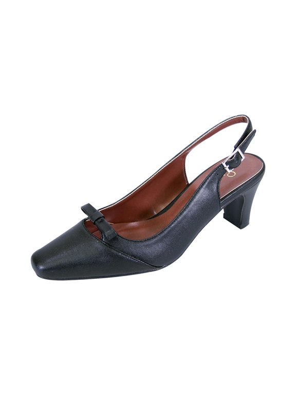 Jodie Women's Extra Wide Width Dress Slingback BLACK 10