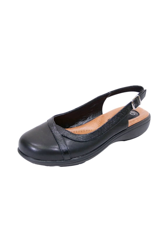June Women's Wide Width Leather Clogs