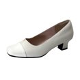 thumbnail image 1 of PEERAGE Leela Women's Wide Width Low Heel Leather Pumps, 1 of 11