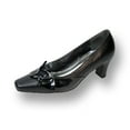 thumbnail image 1 of PEERAGE Lori Women Wide Width Leather Dress Pump BLACK 7, 1 of 6