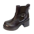 thumbnail image 1 of PEERAGE Paula Women's Wide Width Leather Booties, 1 of 7