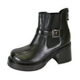 thumbnail image 1 of PEERAGE Paula Women's Wide Width Leather Booties, 1 of 9