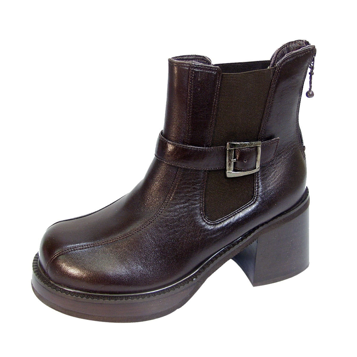 PEERAGE Ricky Men's Medium Width Elegant 7 Inch Comfort Leather Boots