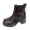 thumbnail image 1 of PEERAGE Ricky Men's Medium Width Leather Ankle Boots, 1 of 9