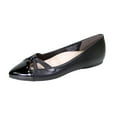 thumbnail image 1 of PEERAGE Sidney Women's Wide Width Casual Dress Leather Flats, 1 of 6