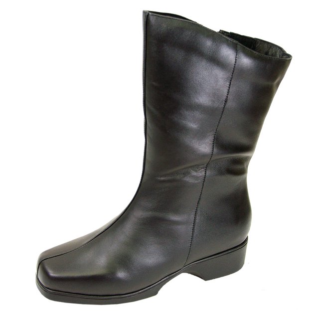 PEERAGE Simone Women Extra Wide Width MidCalf Leather Boot