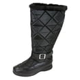 thumbnail image 1 of PEERAGE Tammy Women Extra Wide Width Leather/Nylon Boots BLACK 5, 1 of 7