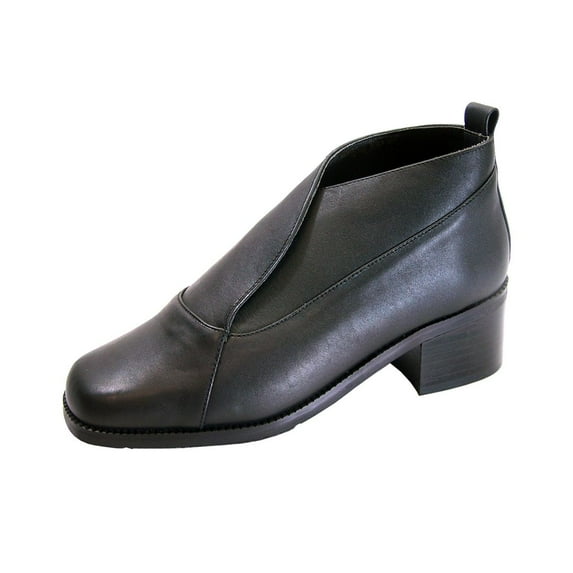 PEERAGE Thea Women's Wide Width Leather Dress Booties