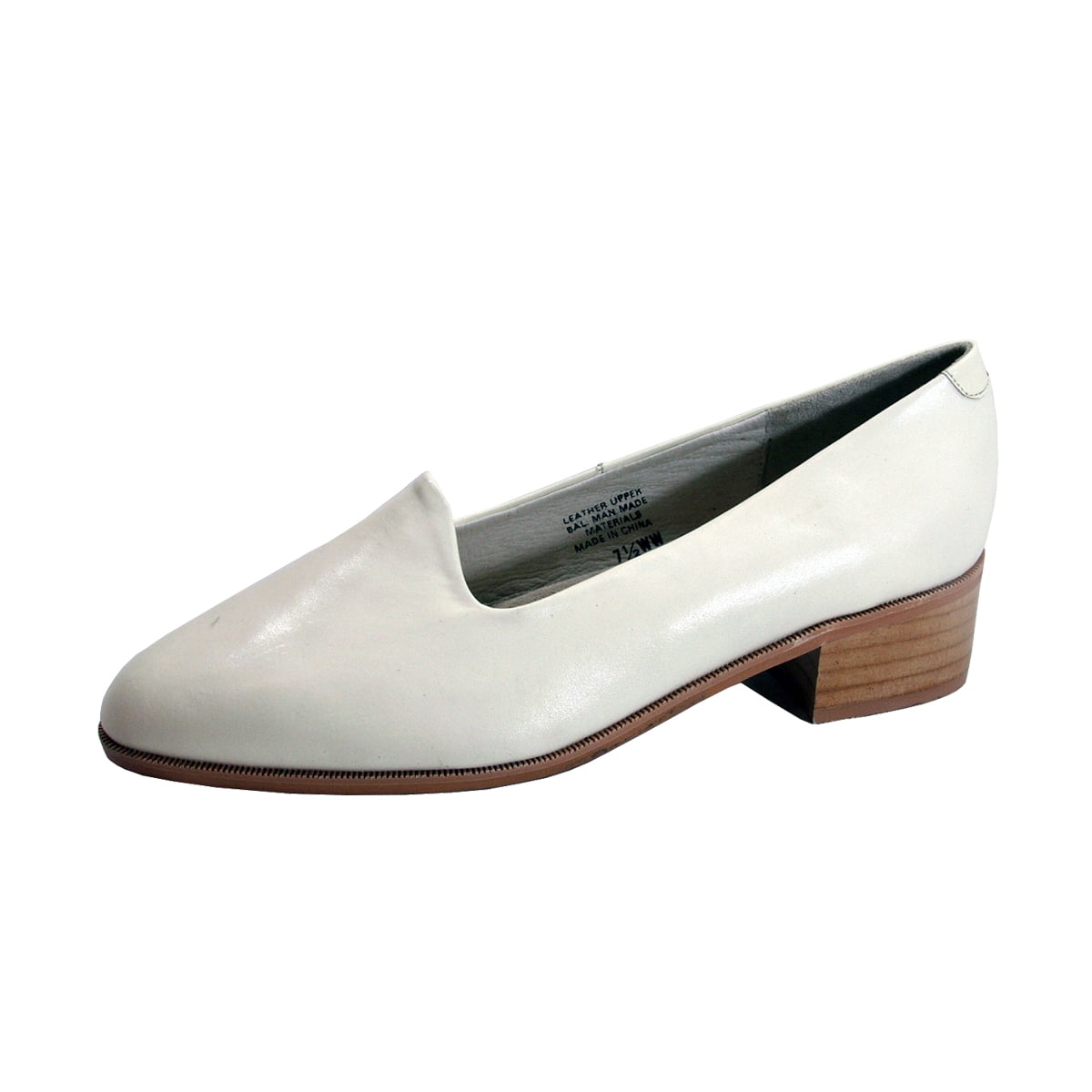 PEERAGE Tia Women's Wide Width Casual Leather Shoes BEIGE 8