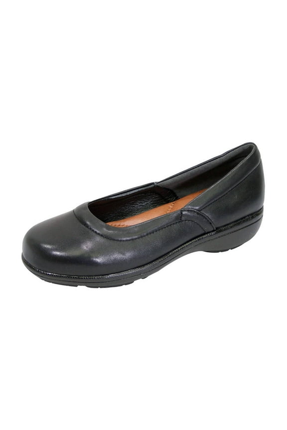 Vicky Women's Wide Width Leather Loafers