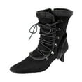 thumbnail image 1 of PEERAGE Viola Women's Wide Width Dress Heeled Boots with Zipper, 1 of 10