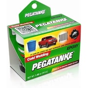 PEGATANKE Black 2 Part Epoxy Resin & Cold Weld Adhesive | High Strength Liquid Metal Glue for Fuel Tanks & General Repair | High Temperature Epoxy for Cold Welding Waterproof Bonds 1.48 oz